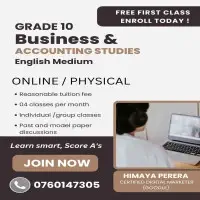 Business & Accounting studies (English Medium)