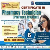 Pharmacy Assistant - Certificate in Pharmacy Technician