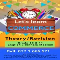 Commerce - O/L (National Syllabus) English / Sinhala Medium