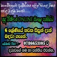 Sinhala Classes - Grade 2 to 11mt2