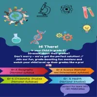 Online Grade 6 Tuition Classes – Science, Geography, Health & Citizenship Studies with Expert Tutor