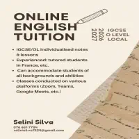 A* மாணவரிடமிருந்து OL / IGCSE ஆங்கிலம் கற்கவும்!