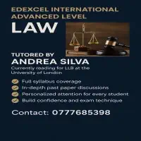 එඩෙක්සෙල් උසස් පෙළ නීති වේදය සහ පුණරීක්ෂන පන්ති