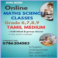 Maths & Science classes for Tamil medium