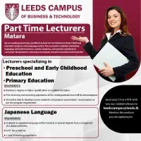 Vacancies at LEEDS Campus of Business and Technology - මාතර