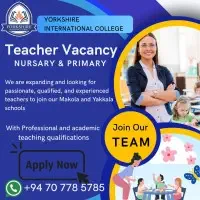 Vacancies at Yorkshire International College