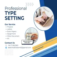 Professional Type Setting