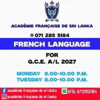 2027 A/L French Language Classes