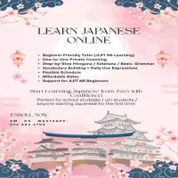 Online English & Japanese (JLPT N5) Classes | One-to-one