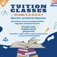 Primary class from grade 1 to 7 online and physical