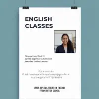 தொடக்க நிலை முதல் ஆங்கில வகுப்புகள்