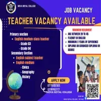 Vacancies at Nova Royal College - Siyambalape