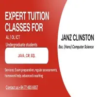 Tutorial Classes (AL / OL, Java, C#, SQL)