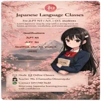 Japanese classes for JLPT N5, A/L, O/L Students