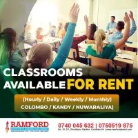 வகுப்பறைகள் மற்றும் கூட்ட அறைகள் வாடகைக்கு - கொழும்பு / கண்டி / ஹட்டன்