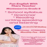 English classes - Montessori to Grade 6