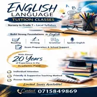 English Language Local Syllabus - Nursery to Grade 7