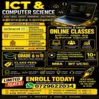 GCE A/L ICT online class in Sri Lanka provide English Tamil Medium theory, practical, and past papermt3