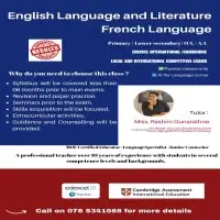 English / Literature and French classes
