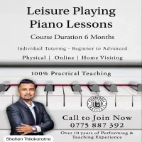 Leisure Playing Piano Classes