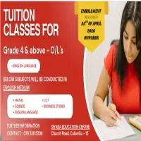 Home Visit / Group Classes for English Medium students - Class room type