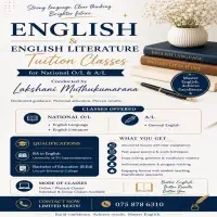 English and Literature for National O/L classes and A/L General English Classes