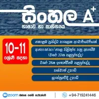 G.C.E. O/L Sinhala Language and Literature Tuition Class