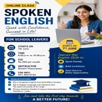 Online Spoken English Class for School Leavers