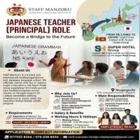 Vacancies at Staff Manzoku Japanese language Institute