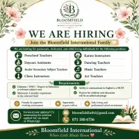Wanted Teachers / Couches - Naranwala, Gampaha