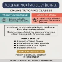 Online Psychology Tutoring