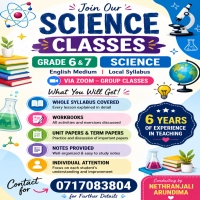 Grade 6 & 7 Science (English Medium) | Online Zoom Classes | Local Syllabus