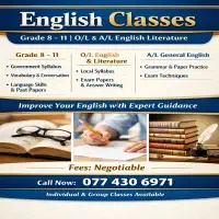 English Language, General English and English Literature