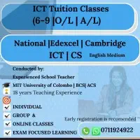 ICT Tuition Classes (6-9 | O/L | A/L)