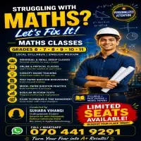 English medium Science and Maths Tuition classes