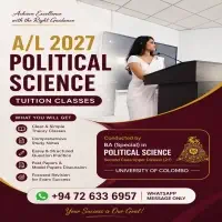 A/L Political Science from a graduate teacher