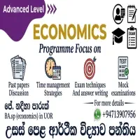 පෞද්ගලික / කණ්ඩායම් පන්ති - උසස් පෙළ ආර්ථික විද්‍යාව