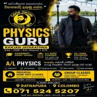 A/L Physics | M.Ed | B.Sc. (Physics) | Gov School Teacher & A/L Paper Examiner | Ratnapura & Colombo