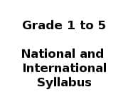 School Syllabus - Grade 1 to Grade 5
