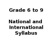 School Syllabus - Grade 6 to Grade 9