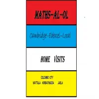 Profile Maths OL - AS - AL