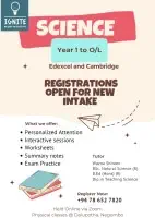 Profile English medium Science classes Grade 6 to Grade 11