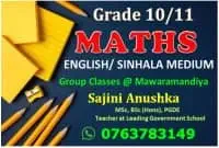 Profile Mathematics Classes for Grade 10/11 both English medium and Sinhala medium